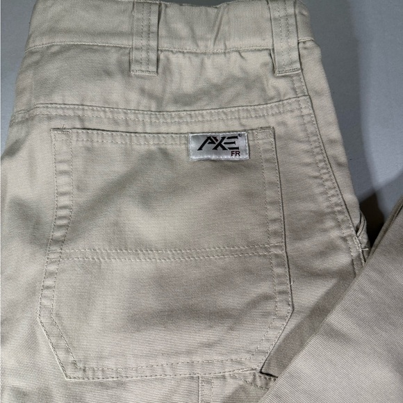 AXE FR 38x30‎ Flame Resistant Work Pants CAT2 NFPA2112 NWT Khaki - Picture 2 of 14